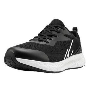 NY THREADS 3D AIR MESH MEN'S RUNNING SHOES LIGHTWEIGHT CASUAL SNEAKERS, BLACK/WH